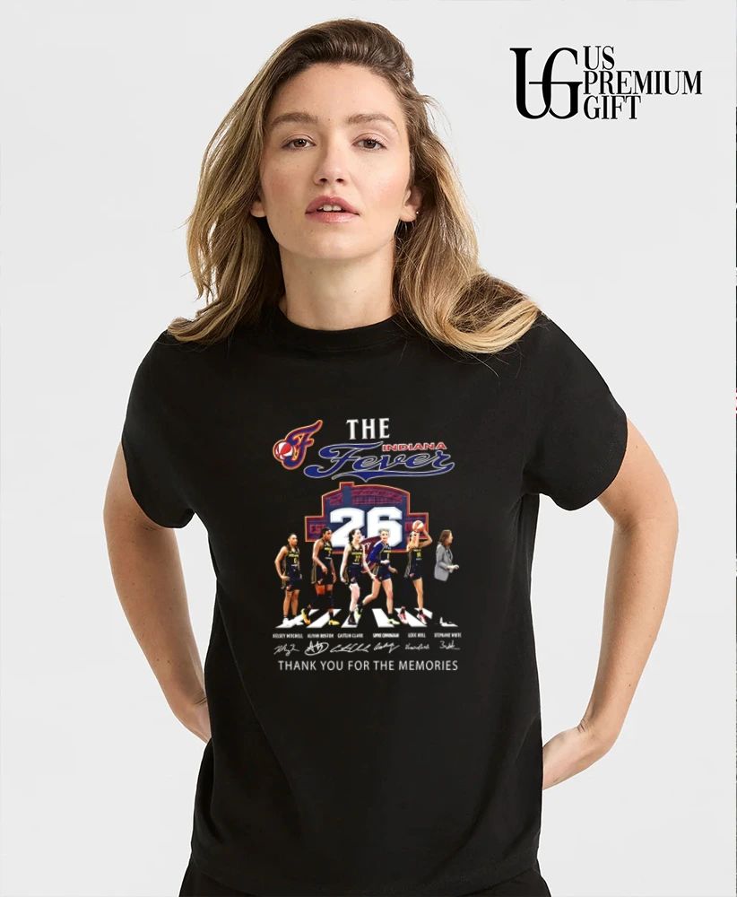 The Indiana Fever 26 Years abbey road players - Adult & Kids T-Shirts, Sweatshirts & Hoodies apparel design preview 2