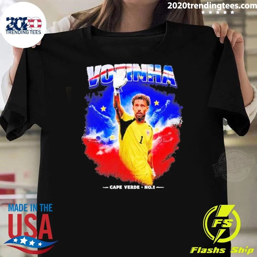 Vozinha Cape Verde National Football Team No 1 Shirt Unisex T-shirt, Sweatshirt, Hoodie, Long Sleeve Tee - T-Shirt, Sweatshirt, Hoodie