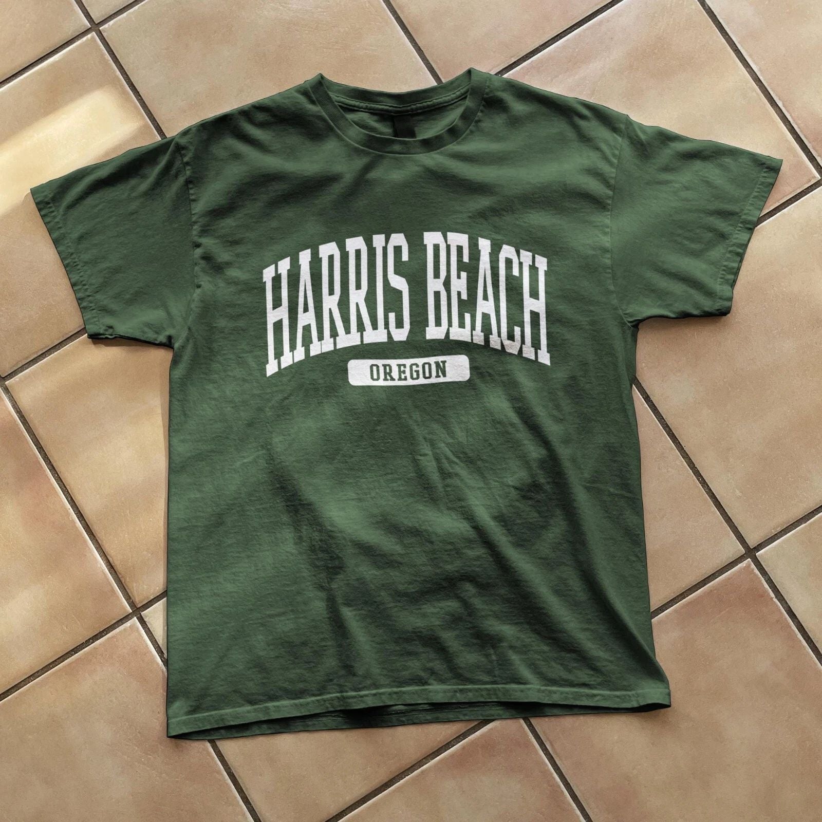 Harris Beach Oregon Souvenir Beach, Aesthetic, Minimalist Unisex T-shirt, Sweatshirt, Hoodie, Long Sleeve Tee - T-Shirt, Sweatshirt, Hoodie