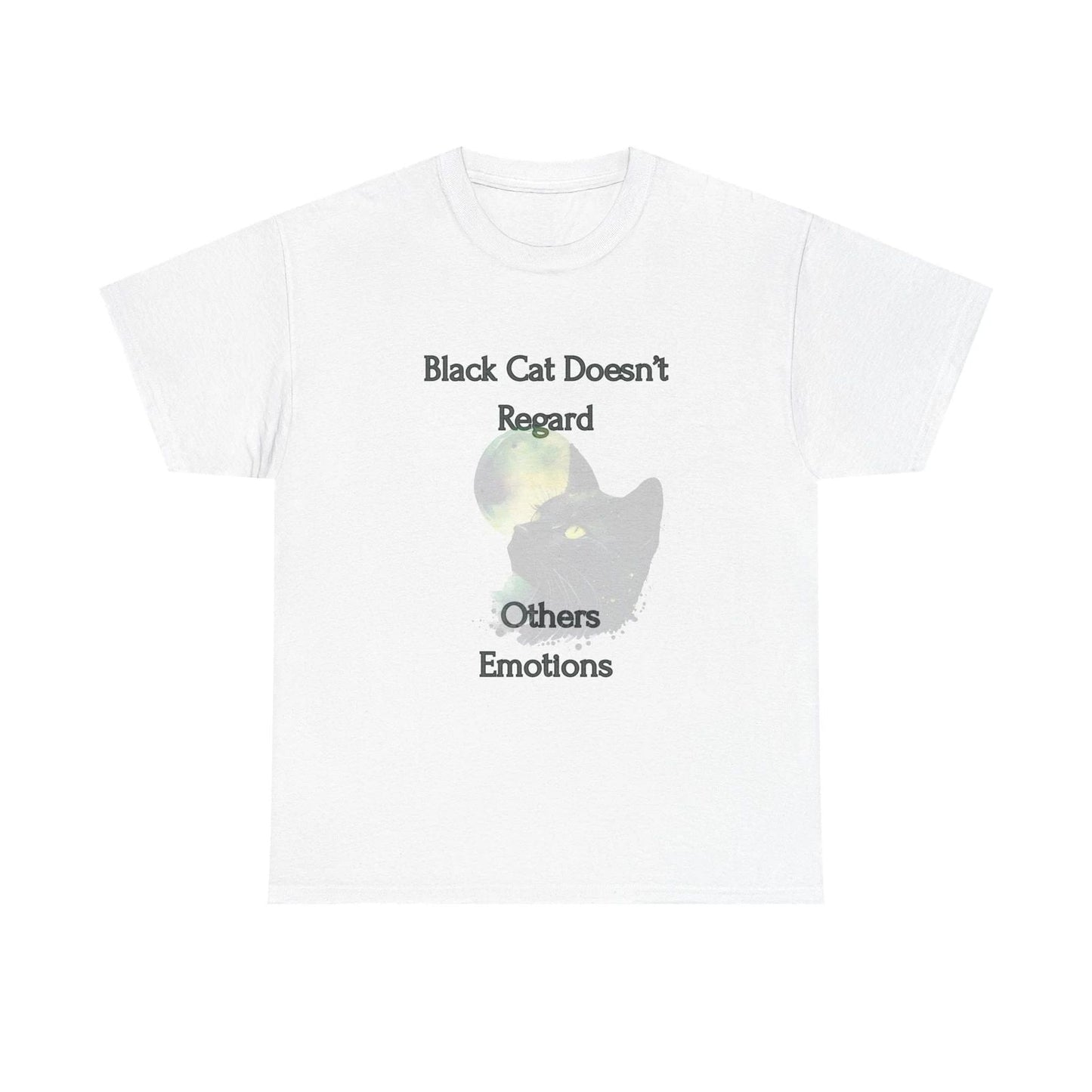 Black Cat Emotions Unisex Tee Cat Lover Gift Funny Cat Shirt Unisex T-shirt, Sweatshirt, Hoodie, Long Sleeve Tee - T-Shirt, Sweatshirt, Hoodie