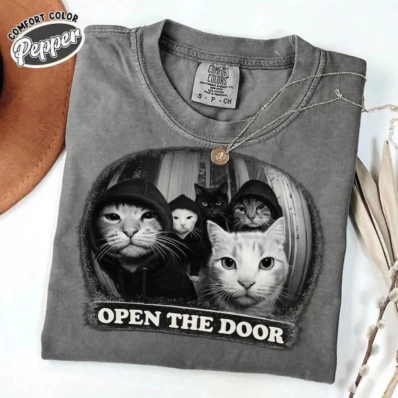 Funny Cat Gang Comfort Tee Cat Lover Humor Animal Gift Unisex Unisex T-shirt, Sweatshirt, Hoodie, Long Sleeve Tee - T-Shirt, Sweatshirt, Hoodie