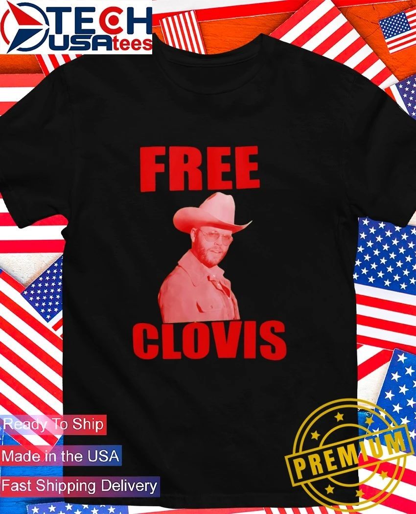Charley Crockett Free Clovis shirt Unisex T-shirt, Sweatshirt, Hoodie, Long Sleeve Tee - T-Shirt, Sweatshirt, Hoodie