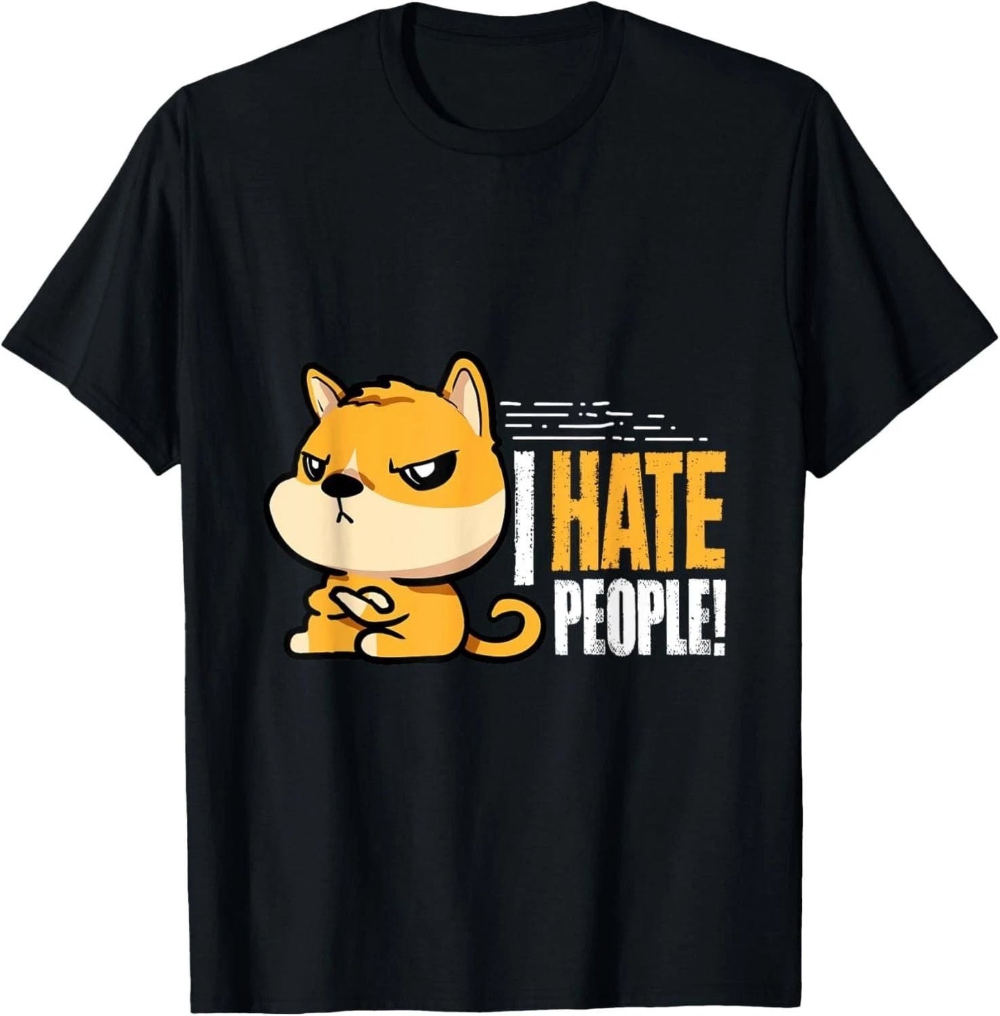 I Hate People Funny Sarcastic Dog Lover T-Shirt Unisex T-shirt, Sweatshirt, Hoodie, Long Sleeve Tee - T-Shirt, Sweatshirt, Hoodie