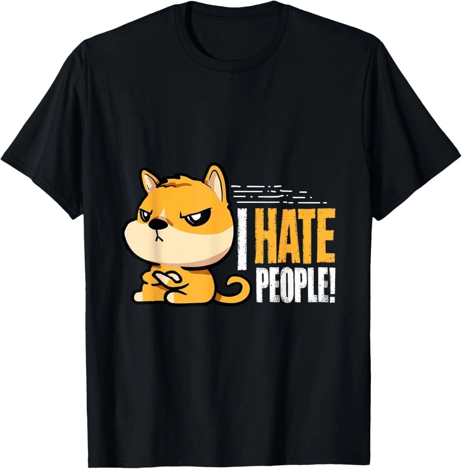 I Hate People Funny Sarcastic Dog Lover T-Shirt Unisex T-shirt, Sweatshirt, Hoodie, Long Sleeve Tee - T-Shirt, Sweatshirt, Hoodie