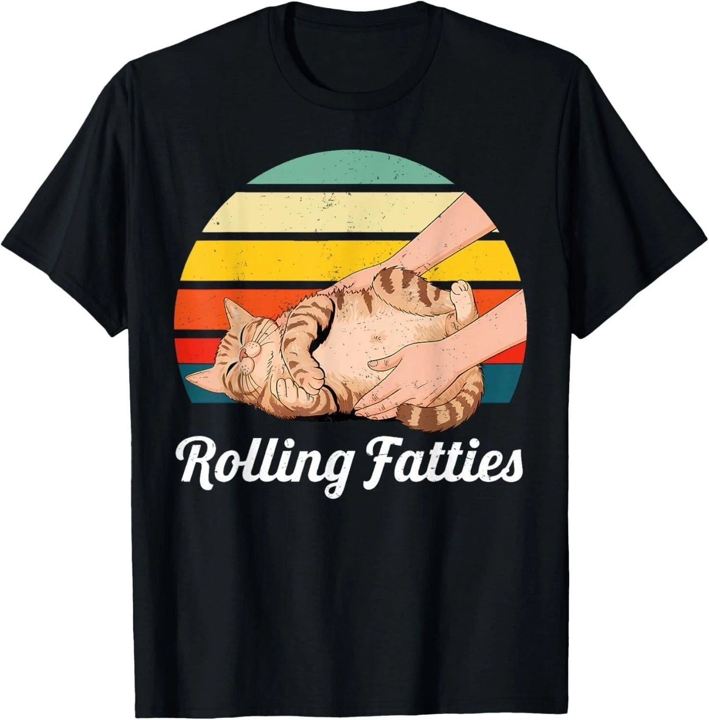 Funny Rolling Fatties Cat Lover Pet Owner Cat T-Shirt Unisex T-shirt, Sweatshirt, Hoodie, Long Sleeve Tee - T-Shirt, Sweatshirt, Hoodie
