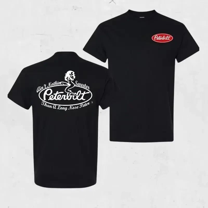 Peterbilt Trucking T-Shirt  Funny Long Nose Peter Slogan with Pin-Up Unisex T-shirt, Sweatshirt, Hoodie, Long Sleeve Tee - T-Shirt, Sweatshirt, Hoodie