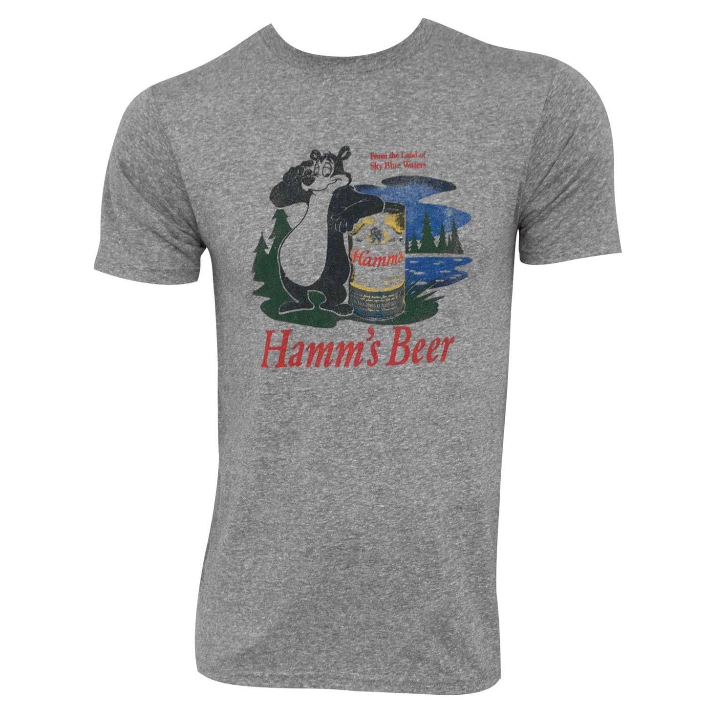 Hamm's Bear Logo Heather Retro Brand Men's TShirt Grey Unisex T-shirt, Sweatshirt, Hoodie, Long Sleeve Tee - T-Shirt, Sweatshirt, Hoodie