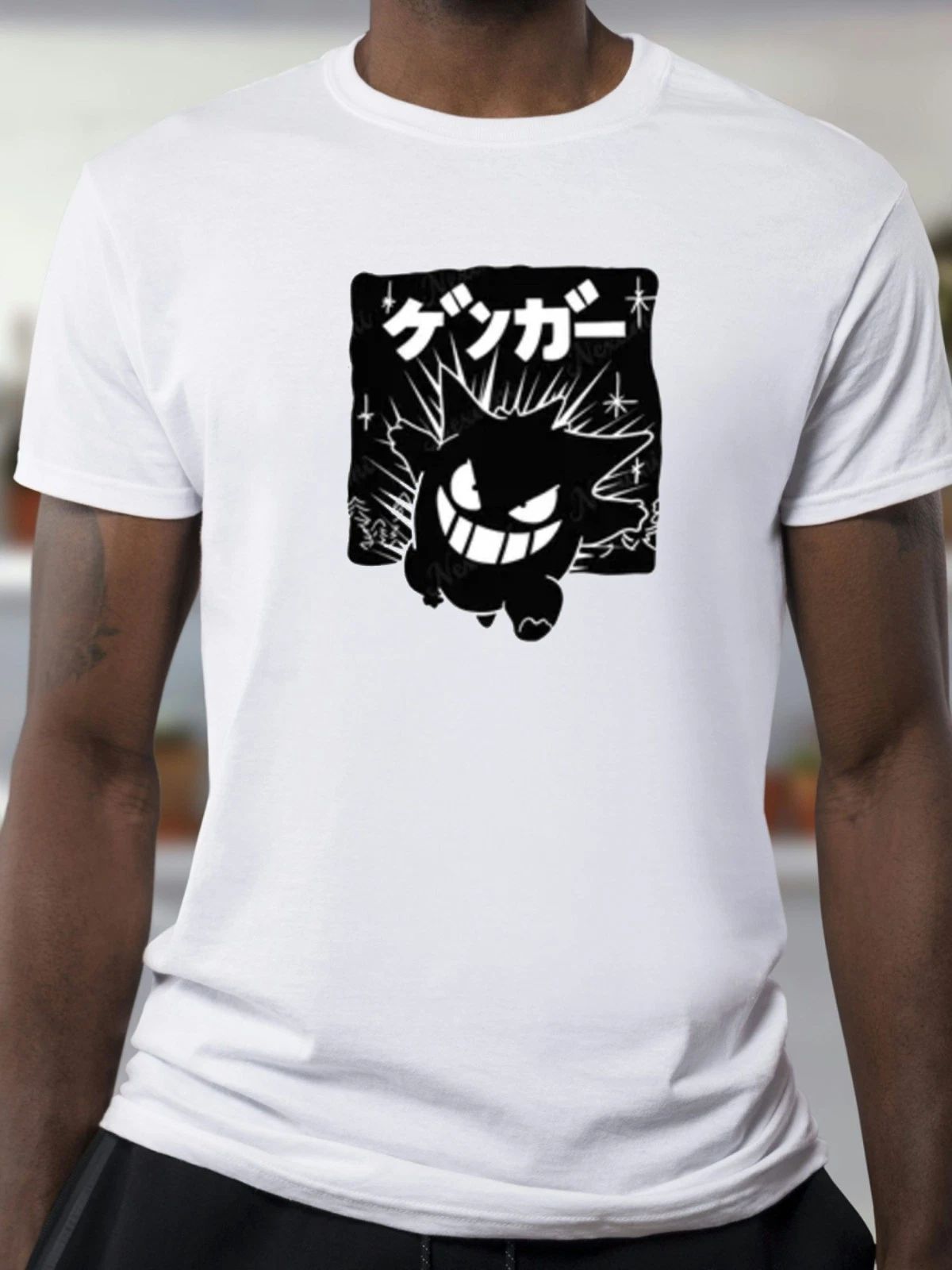 Cute Trendy Japanese Manga Anime T-Shirt Gengar Unisex Unisex T-shirt, Sweatshirt, Hoodie, Long Sleeve Tee - T-Shirt, Sweatshirt, Hoodie