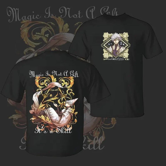 Anime Wizard Magic Shirt Gothic Fantasy Graphic Tee Men Unisex T-shirt, Sweatshirt, Hoodie, Long Sleeve Tee - T-Shirt, Sweatshirt, Hoodie