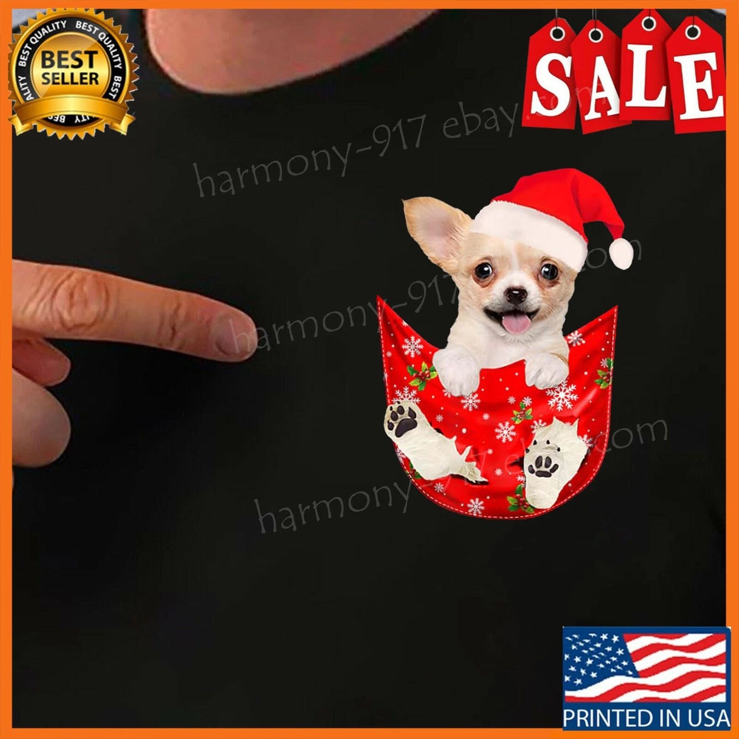Funny Chihuahua dog Christmas Pocket for Chihuahua Lovers T-Shirt g Unisex T-shirt, Sweatshirt, Hoodie, Long Sleeve Tee - T-Shirt, Sweatshirt, Hoodie