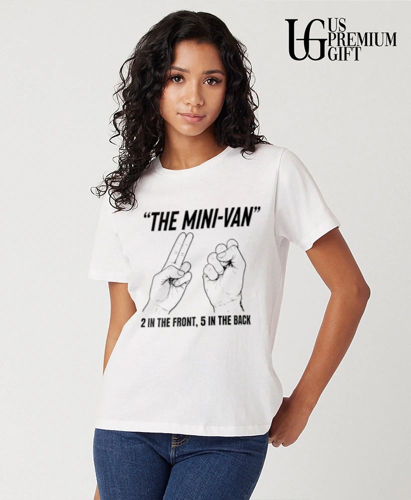 Mini Van 2 In Front 5 Back - Adult & Kids T-Shirts, Sweatshirts & Hoodies apparel design preview 4