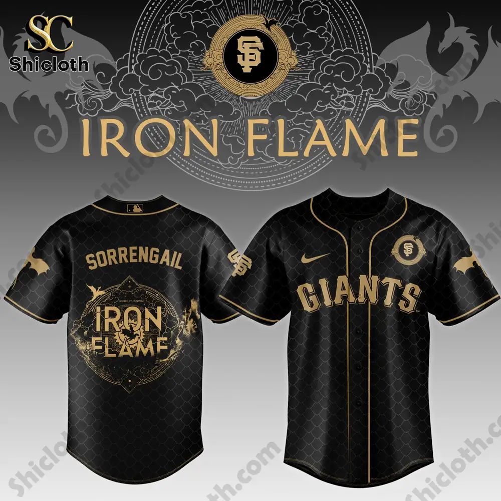 MLB ALL TEAM x Iron Flame Baseball Jersey 2026 baseball jersey product view 4