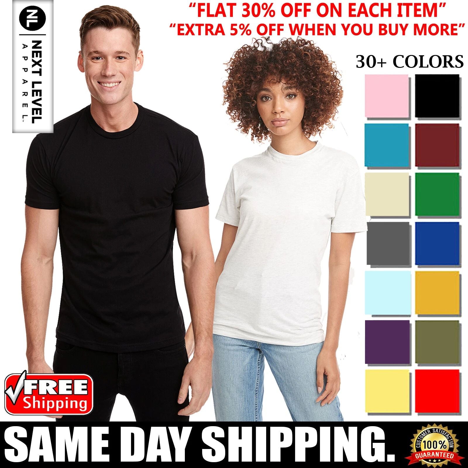 Next Level Apparel Unisex Premium Plain TShirt Super Soft Blank Fit T-Shirt 3600 Unisex T-shirt, Sweatshirt, Hoodie, Long Sleeve Tee - T-Shirt, Sweatshirt, Hoodie