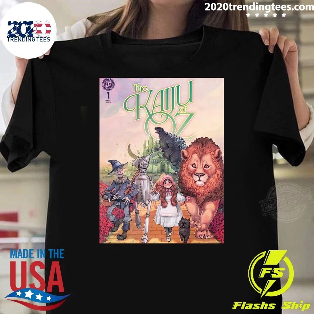 First Look At A Godzilla & Wizard Of Oz Crossover Comic The Kaiju Of Oz Shirt Unisex T-shirt, Sweatshirt, Hoodie, Long Sleeve Tee - T-Shirt, Sweatshirt, Hoodie