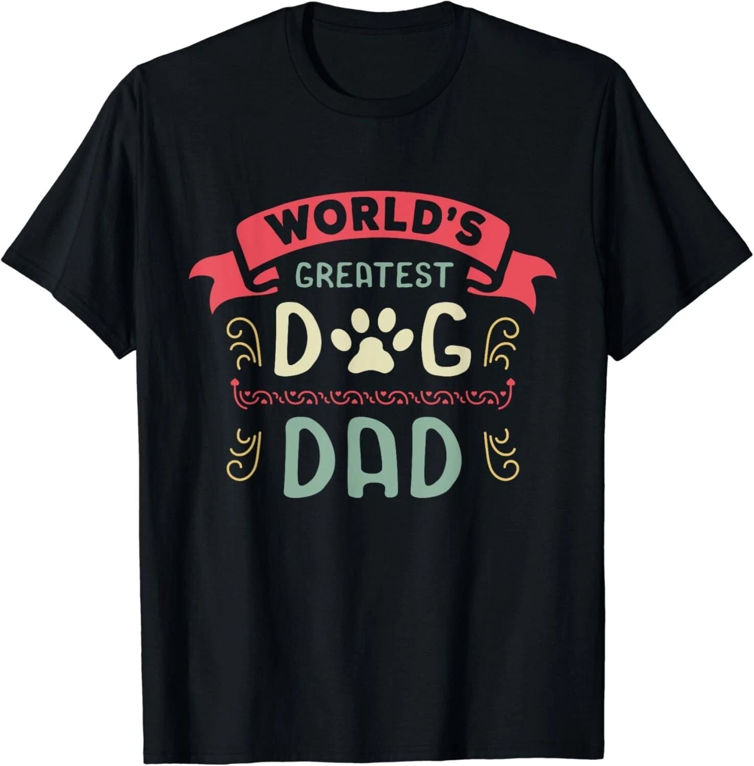 Dog Lover Fathers Day Paw Love Bark Puppy Breeder Doggy Gift Unisex T-Shirt Unisex T-shirt, Sweatshirt, Hoodie, Long Sleeve Tee - T-Shirt, Sweatshirt, Hoodie