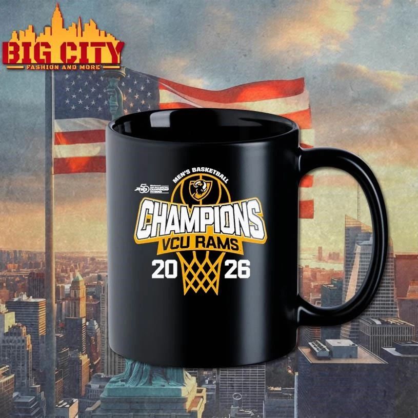 VCU Rams 2026 A-10 Men's Basketball Tournament - Adult & Kids T-Shirts, Sweatshirts & Hoodies apparel design preview 3