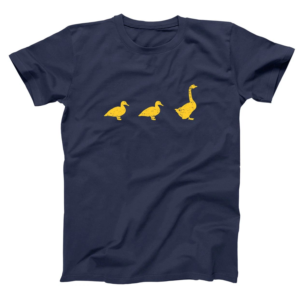Duck Duck Goose Funny  Humor  Game  Cute  Party Navy Basic Men's T-Shirt Unisex T-shirt, Sweatshirt, Hoodie, Long Sleeve Tee - T-Shirt, Sweatshirt, Hoodie