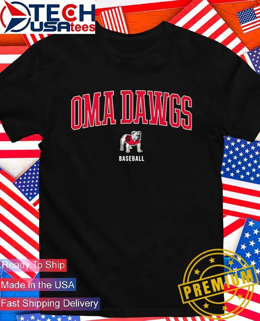Georgia Bulldogs Baseball OmaDawgs logo shirt Unisex T-shirt, Sweatshirt, Hoodie, Long Sleeve Tee - T-Shirt, Sweatshirt, Hoodie