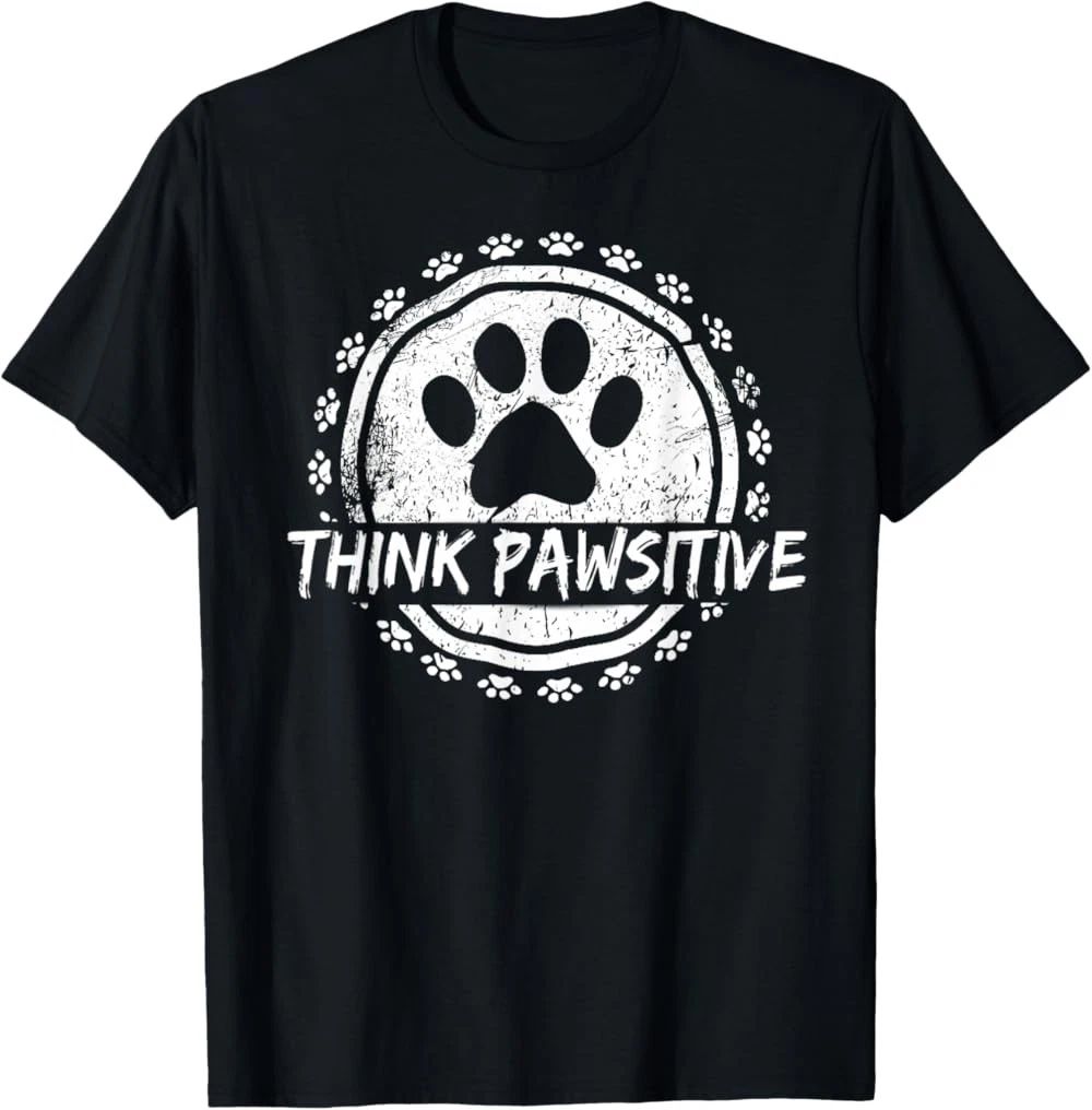 NEW LIMITED Dog Paw print Pawsitive Pet lover T-Shirt Unisex T-shirt, Sweatshirt, Hoodie, Long Sleeve Tee - T-Shirt, Sweatshirt, Hoodie