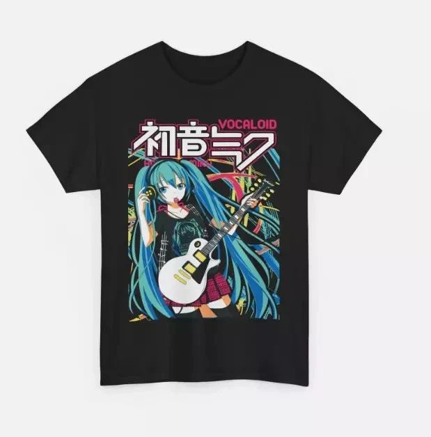 Hatsune Miku T-Shirt, Anime Girl Tee, Kawaii Vocaloid Top, Project Diva Shirt, Unisex T-shirt, Sweatshirt, Hoodie, Long Sleeve Tee - T-Shirt, Sweatshirt, Hoodie