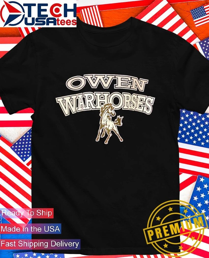 Owen Warhorses logo shirt Unisex T-shirt, Sweatshirt, Hoodie, Long Sleeve Tee - T-Shirt, Sweatshirt, Hoodie