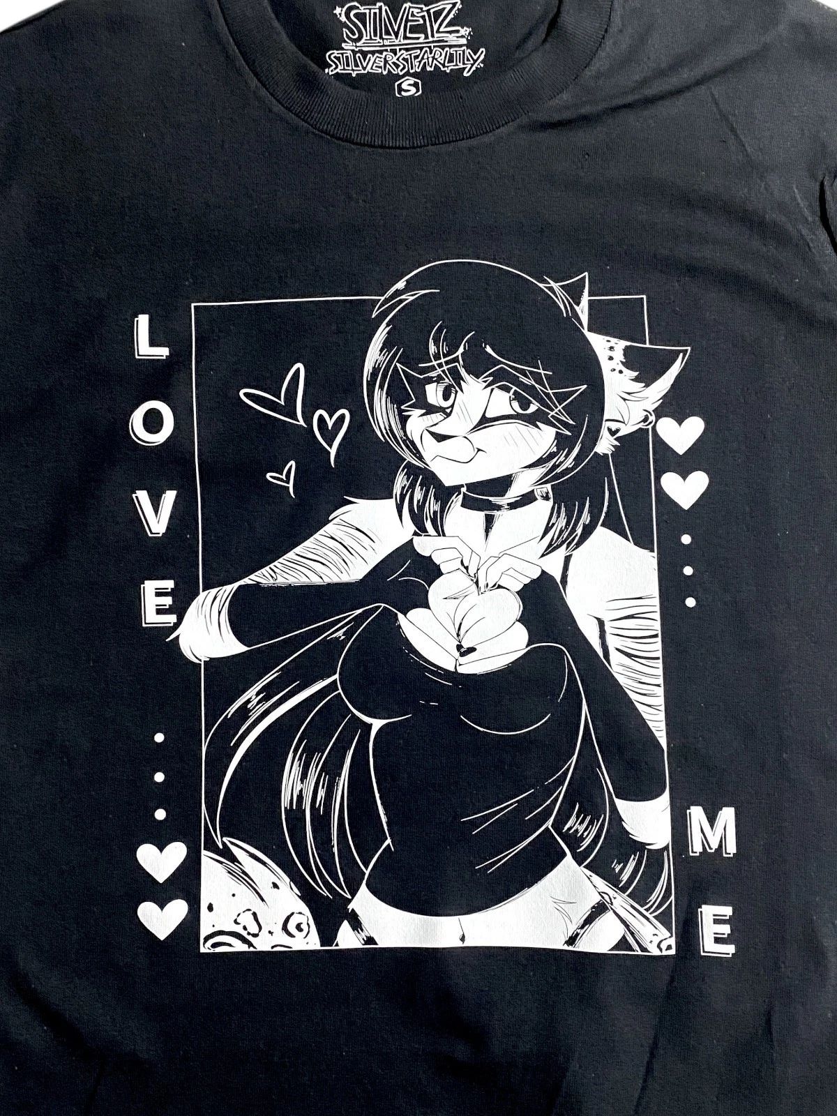 Love me - Y2K Furry Cute Kitten Girl T-Shirt Unisex T-shirt, Sweatshirt, Hoodie, Long Sleeve Tee - T-Shirt, Sweatshirt, Hoodie