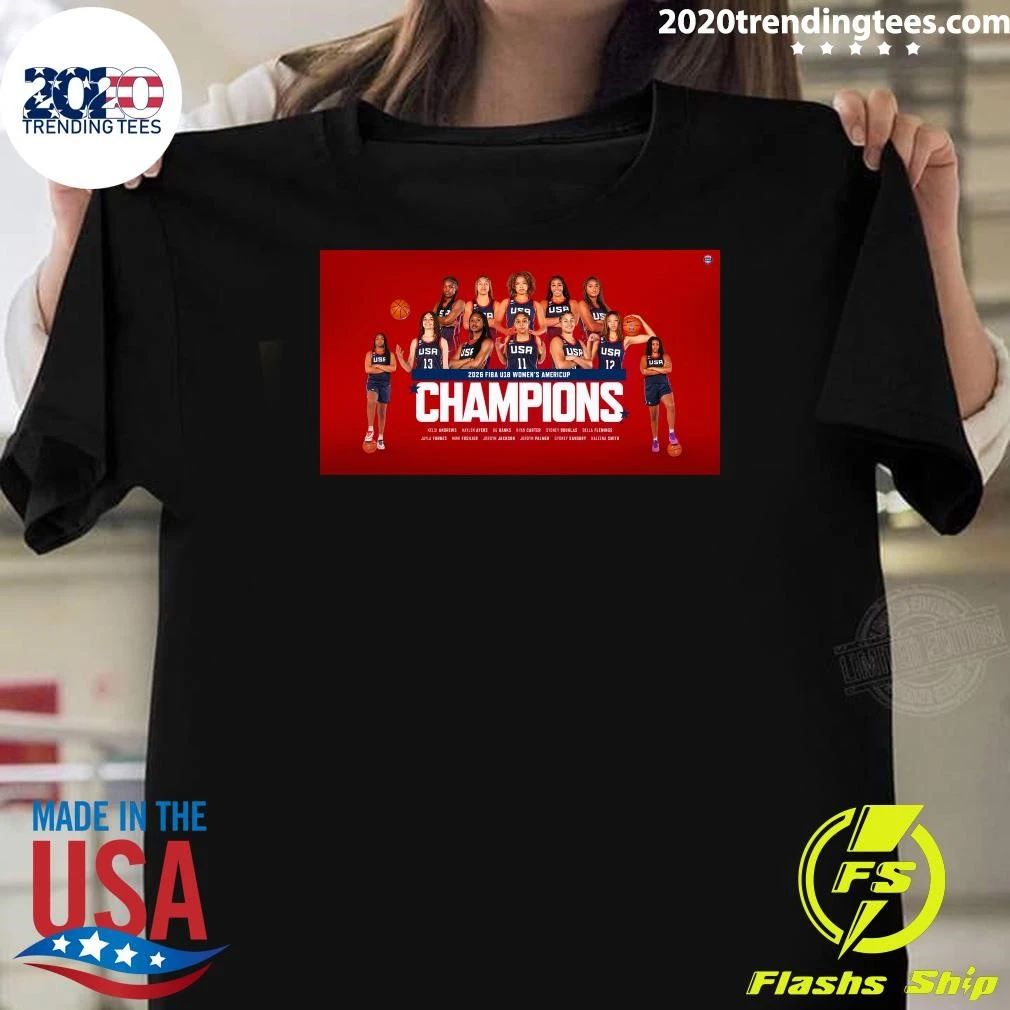 USA Beat Canada 90-72 for 12th Straight Gold Medal at 2026 FIBA U18 Womens AmeriCup Shirt - T-Shirt, Sweatshirt, Hoodie
