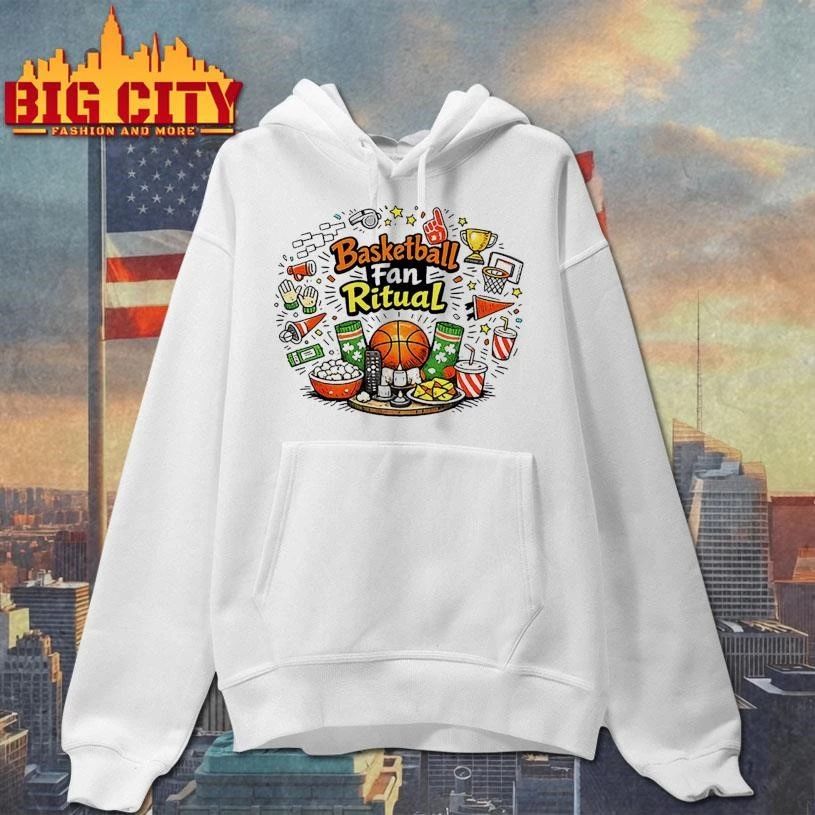 March Basketball Tournament Ritual Snacks Remote - Adult & Kids T-Shirts, Sweatshirts & Hoodies apparel design preview 2