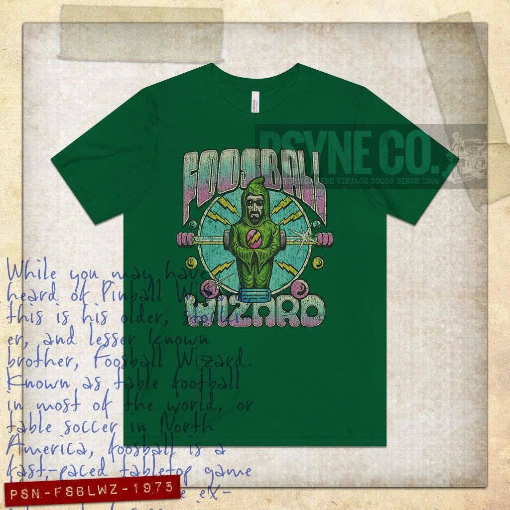 Foosball Wizard 1975 Vintage Men's T-Shirt Unisex T-shirt, Sweatshirt, Hoodie, Long Sleeve Tee - T-Shirt, Sweatshirt, Hoodie