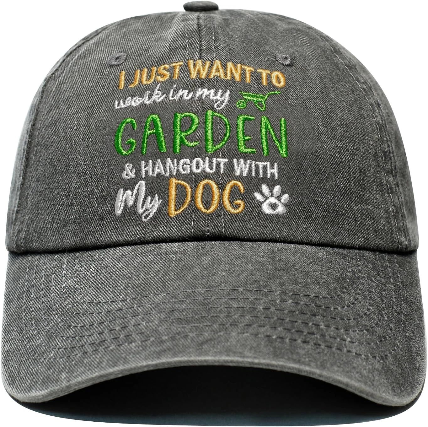 Gardening Hat for Dog Lovers - Perfect Gift for Garden Enthusiasts Unisex T-shirt, Sweatshirt, Hoodie, Long Sleeve Tee - T-Shirt, Sweatshirt, Hoodie