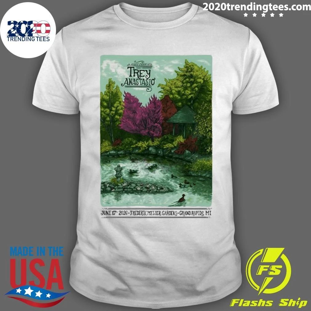 Trey Anastasio In Grand Rapids MI On June 17 2026 Tour Tee Shirt Unisex T-shirt, Sweatshirt, Hoodie, Long Sleeve Tee - T-Shirt, Sweatshirt, Hoodie