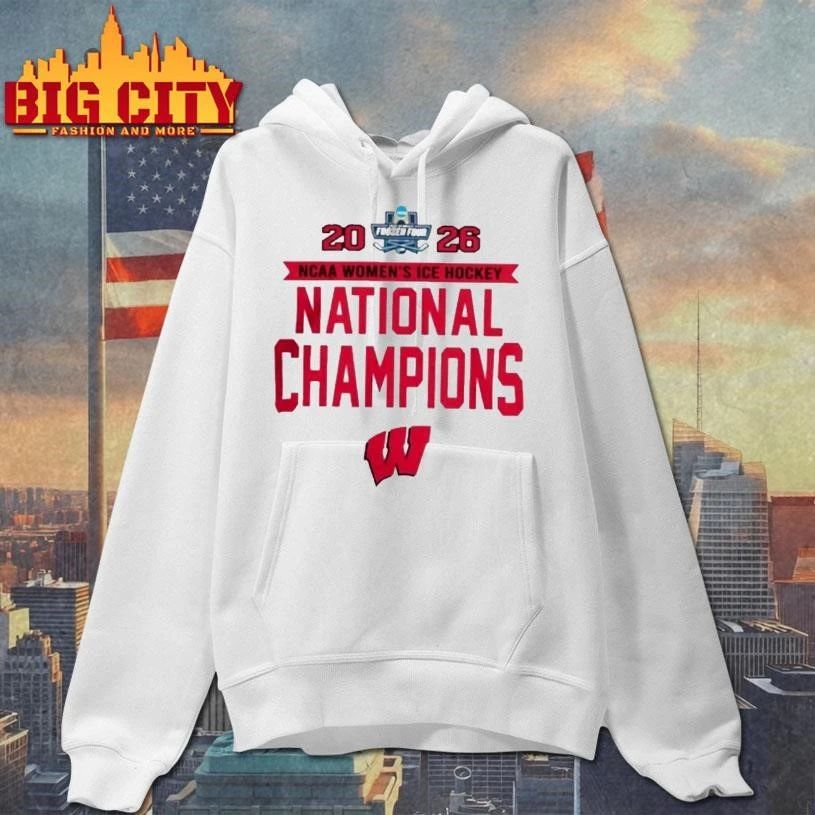 Wisconsin Badgers Ncaa Frozen Four Womens Ice Hockey - Adult & Kids T-Shirts, Sweatshirts & Hoodies apparel design preview 2