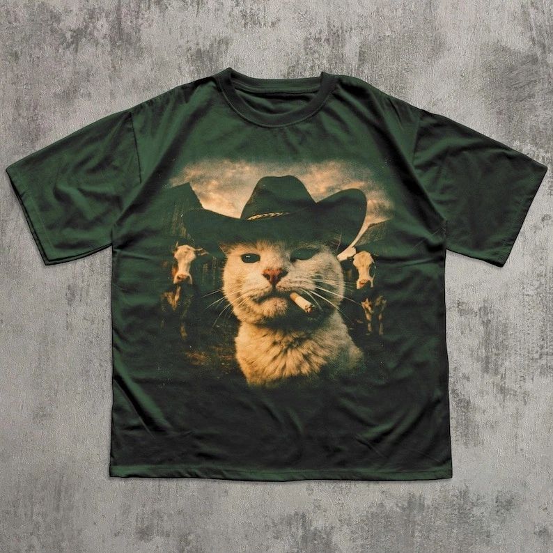 Funny Cowboy Cat T-shirt, Meme Shirts, Cats Lover Gift, Gag Gifts, Comfort Color Unisex T-shirt, Sweatshirt, Hoodie, Long Sleeve Tee - T-Shirt, Sweatshirt, Hoodie