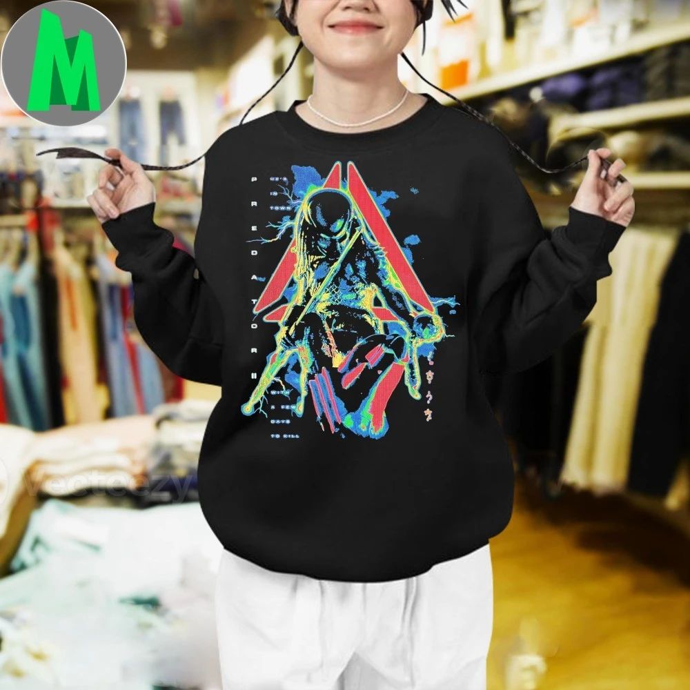 Predator 2 Heat Vision - Adult & Kids T-Shirts, Sweatshirts & Hoodies apparel design preview 3