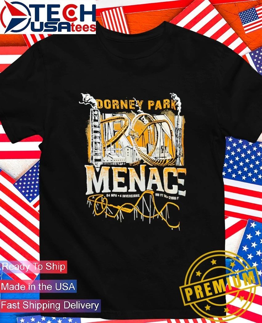 Dorney Park Iron Menace signature shirt Unisex T-shirt, Sweatshirt, Hoodie, Long Sleeve Tee - T-Shirt, Sweatshirt, Hoodie