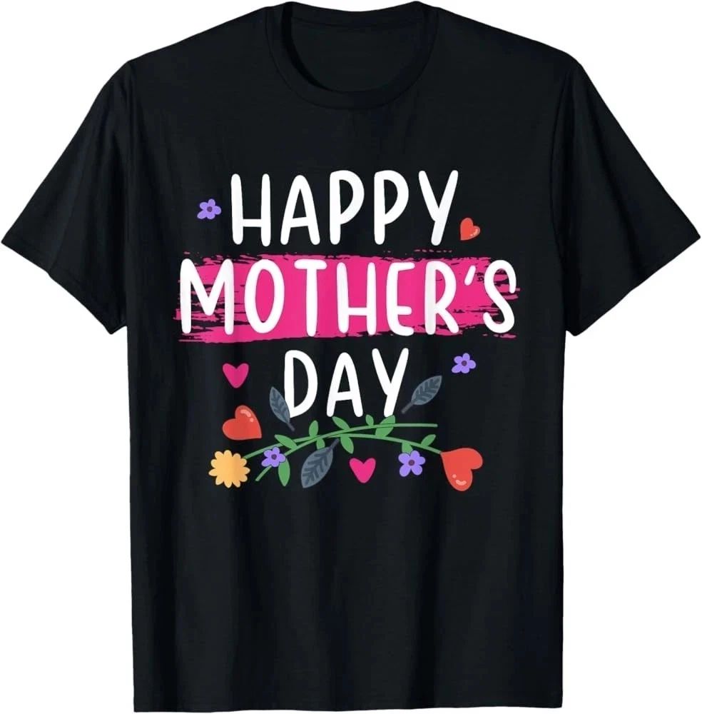 Happy Mothers Day Floral Cute Gift Graphic T shirt Unisex T-shirt, Sweatshirt, Hoodie, Long Sleeve Tee - T-Shirt, Sweatshirt, Hoodie