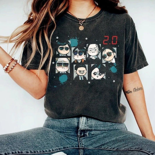 Arirang 2.0 Shirt, Cute Chibi Fanart Tshirt, Comfort Colors K-Pop Merch, Fan Ins Unisex T-shirt, Sweatshirt, Hoodie, Long Sleeve Tee - T-Shirt, Sweatshirt, Hoodie