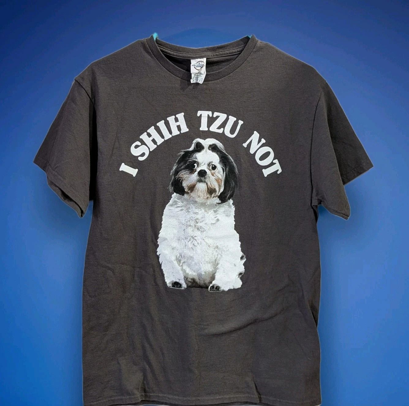 I Shih Tzh Not, Cute Dog, Delta Pro Weight Graphic T Shirt Unisex Medium Unisex T-shirt, Sweatshirt, Hoodie, Long Sleeve Tee - T-Shirt, Sweatshirt, Hoodie