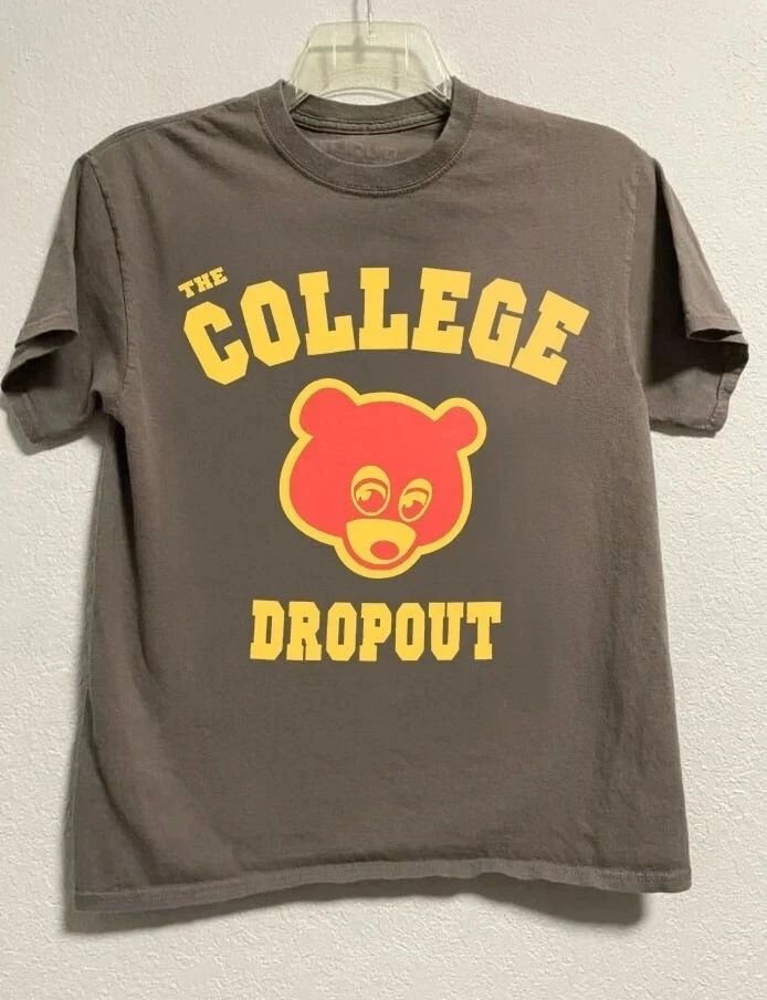 2004 Kanye West The College Dropout Vintage Rap Tee Shirt Reprint S-5XL Unisex T-shirt, Sweatshirt, Hoodie, Long Sleeve Tee - T-Shirt, Sweatshirt, Hoodie