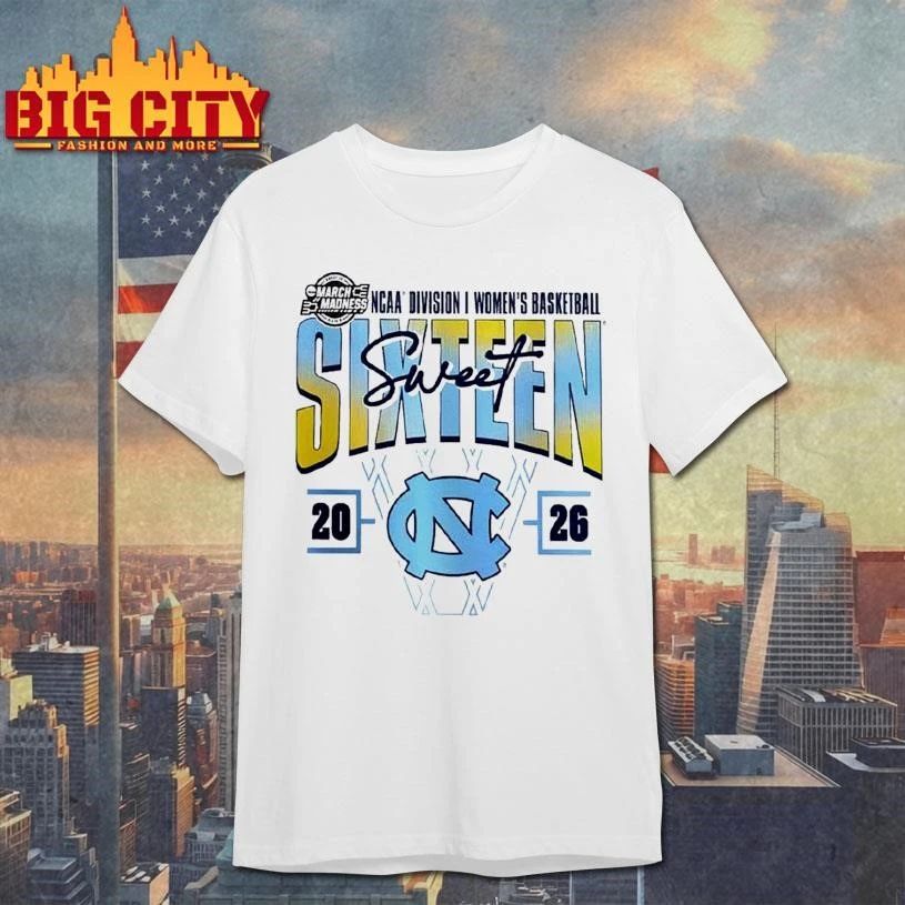 North Carolina Tar Heels 2026 NCAA Women's Basketball - Adult & Kids T-Shirts, Sweatshirts & Hoodies apparel design preview 1