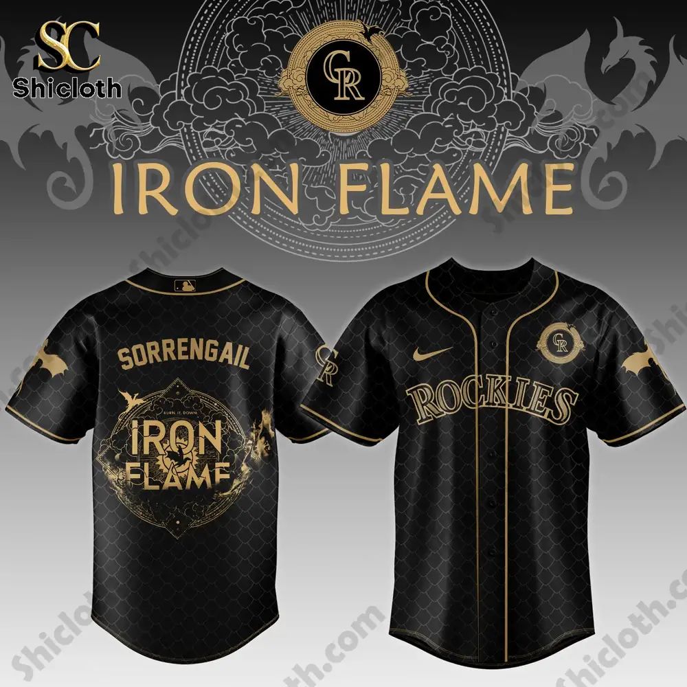 MLB ALL TEAM x Iron Flame Baseball Jersey 2026 baseball jersey product view 5