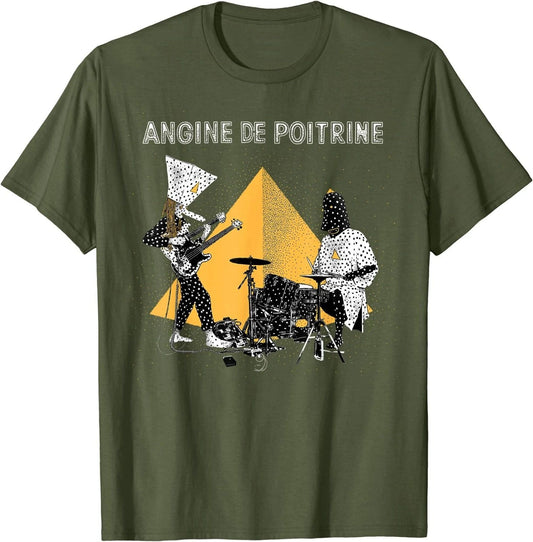 Angine de Poitrine Band Vintage Music T-Shirt Unisex T-shirt, Sweatshirt, Hoodie, Long Sleeve Tee - T-Shirt, Sweatshirt, Hoodie