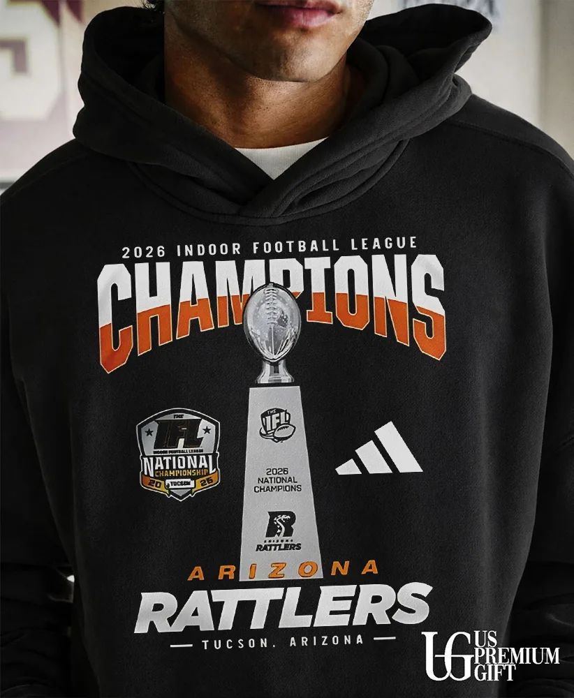 2026 Arizona Rattlers Indoor Football League National - Adult & Kids T-Shirts, Sweatshirts & Hoodies apparel design preview 5