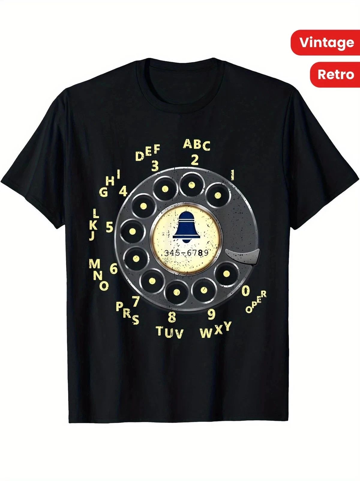 Vintage Retro Rotary Dial Telephone T-Shirt Unisex T-shirt, Sweatshirt, Hoodie, Long Sleeve Tee - T-Shirt, Sweatshirt, Hoodie