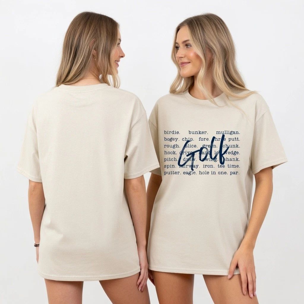 Women's Golf Life T-Shirt Cute Ladies Golfing Apparel Gift for Golf Mom S-5XL Unisex T-shirt, Sweatshirt, Hoodie, Long Sleeve Tee - T-Shirt, Sweatshirt, Hoodie