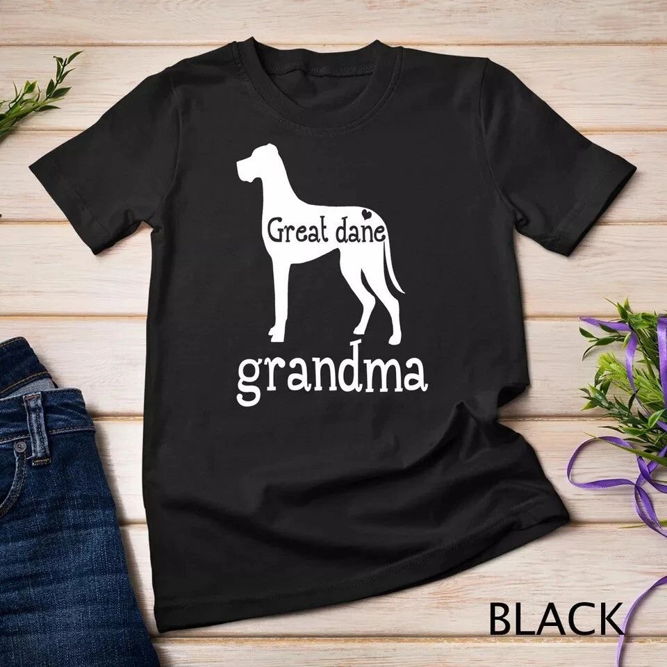 HOT-Great Dane Grandma Shirt Great Dane Dog Lover Mother's Day Unisex T-shirt Unisex T-shirt, Sweatshirt, Hoodie, Long Sleeve Tee - T-Shirt, Sweatshirt, Hoodie