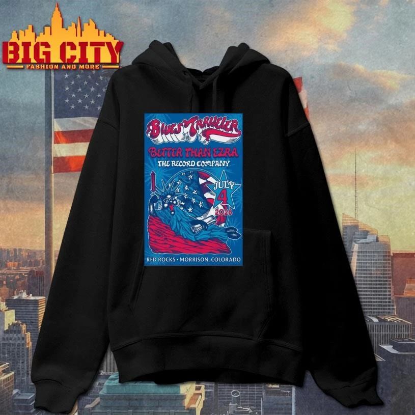 Limited Edition Blues Traveler July 4 2026 Morrison, - Adult & Kids T-Shirts, Sweatshirts & Hoodies apparel design preview 2