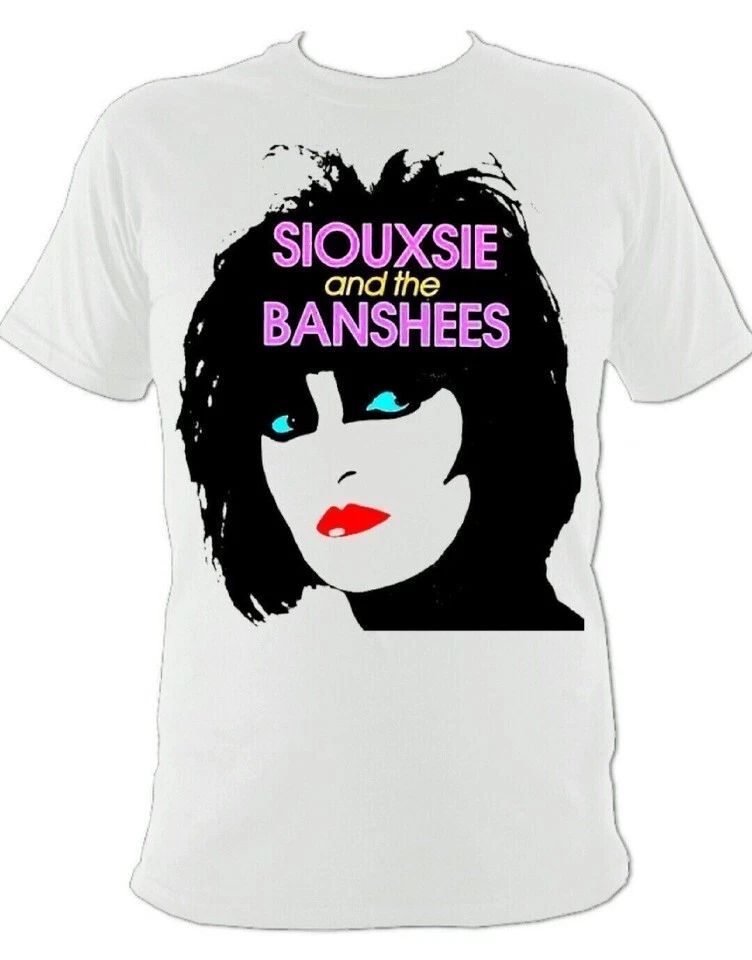 Vtg Siouxsie And The Banshees Band Heavy Cotton S-5XL Unisex White Shirt KN170 Unisex T-shirt, Sweatshirt, Hoodie, Long Sleeve Tee - T-Shirt, Sweatshirt, Hoodie
