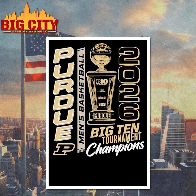 Purdue Boilermakers 2026 NCAA Men's Baketball Big Ten - Adult & Kids T-Shirts, Sweatshirts & Hoodies apparel design preview 4