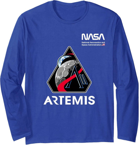 Artemis II Mission Lunar Flyby 2026 Long Sleeve T-Shirt Unisex T-shirt, Sweatshirt, Hoodie, Long Sleeve Tee - T-Shirt, Sweatshirt, Hoodie